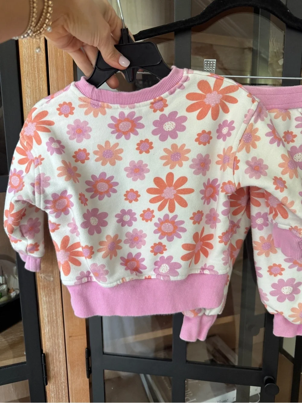 Poppy Kids daisy set sweatshirt joggers sweatpants pullover groovy toddler girl